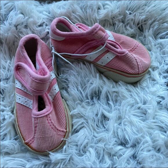 Koala Kids Girl Canvas Slip On Shoes with Velcro - Picture 9 of 11